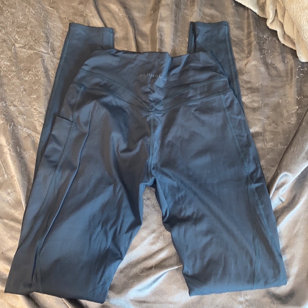 Alphalete Alphalux Force 30inch Leggings (Petrol) Sma… Gem